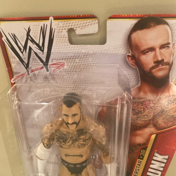 WWE World Champions CM Punk (2013) Mattel Superstar #36 Figure - Picture 4 of 9